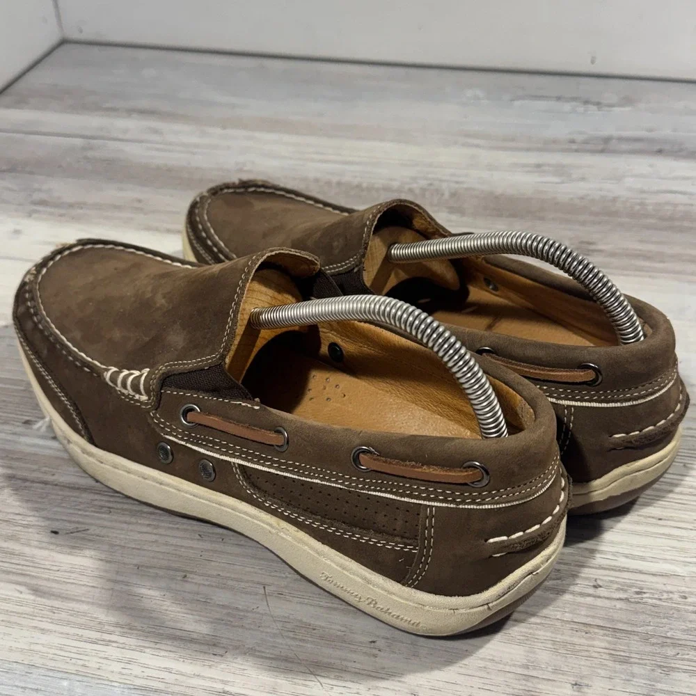 Tommy Bahama First Mate‎ Nubuck Shoes Mens US Size 10M Dark Brown